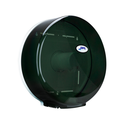 Dispensador Papel Higiénico Jumbo Futura Maxi Jofel | 500m | Humo | Antirrobo