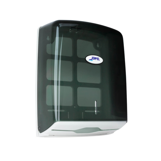 Dispensador de toalla interdoblada Smart | Jofel | Capacidad 600 toallas | Color humo 1