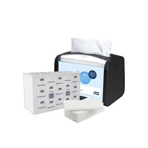 Tork Servilleta Regular Blanca Advanced 12 Paqs / 500 pzs (701342)