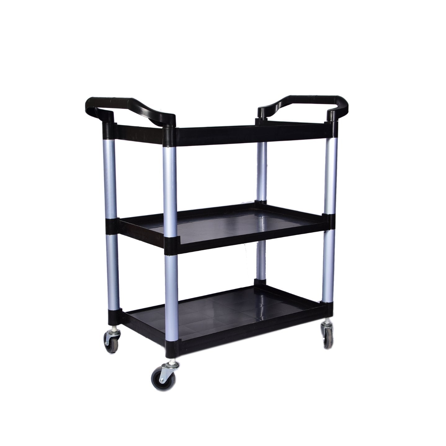 Carro de Servicio de 3 niveles con sorporte de aluminio - Karlan ¡Marca la Limpieza!AF-08176