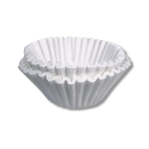 filtro-cafe-stilocafé-biodegradable-sin-cloro.jpg: Filtro de papel para café, mostrando su material de fibra pura sin blanquear con cloro