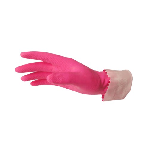 guantes-vileda-pro-limpieza-quimicos-alimentos.jpg: Mano con guante de nitrilo Vileda Professional.