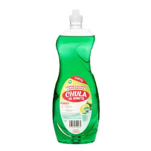 lavatrastes-chula-de-bonita-varios-tamanos.jpg: Botellas del lavatrastes CHULA DE BONITA en diferentes presentaciones: 900ml