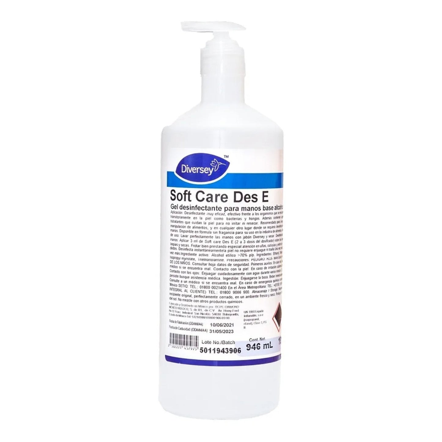 Soft Care Des E Gel Desinfectante - eShop Oficial Diversey México101101305