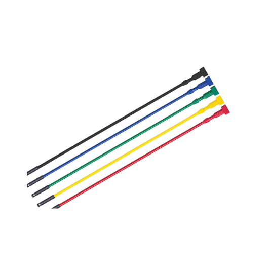 Bastón Fibra de Vidrio con Portamechudo Rojo | Cepillo El Castor | 8803R | 1.50 m