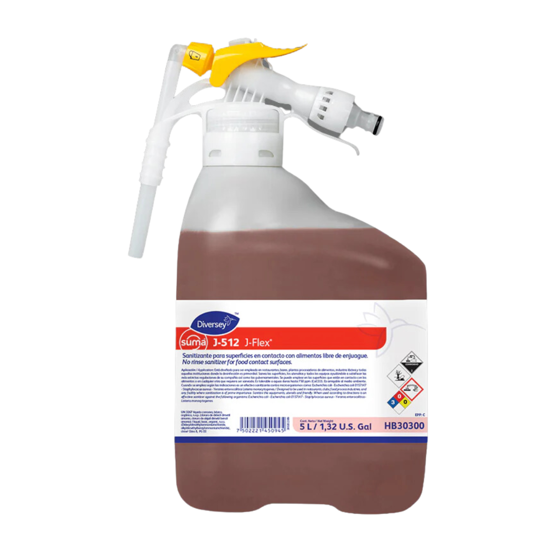 J-FLEX Bidón Suma J-512 | Sanitizante Sin Enjuague para Superficies | HB30300 | HB30090