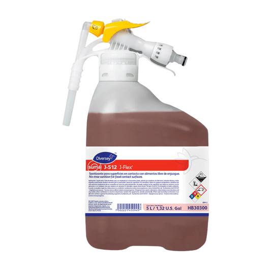 J-FLEX Bidón Suma J-512 | Sanitizante Sin Enjuague para Superficies | HB30300 | HB30090