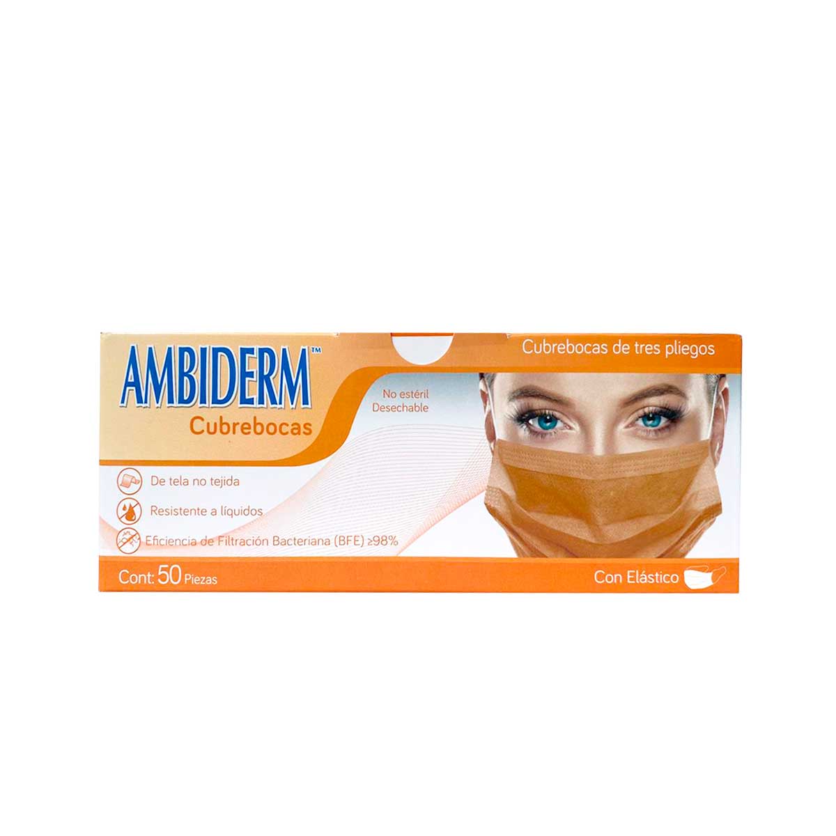 Ambiderm® Cubrebocas Adulto Plisado - Karlan ¡Marca la Limpieza!