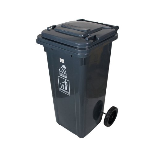 Bote de basura con tapa y llantas Heavy Duty de 120 L (AF-07321) - Karlan ¡Marca la Limpieza!