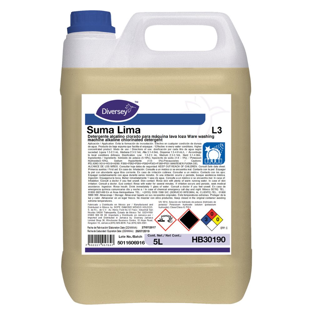 Diversey¬Æ Cuidado de Cocinas Suma Lima (HB30190) - Karlan ¬°Marca la Limpieza!HB30190