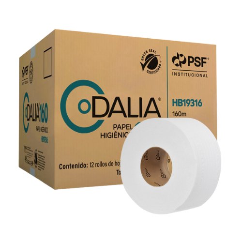 Papel higiénico en bobina Dalia 160 (HB19316) - Karlan ¡Marca la Limpieza!HB19316