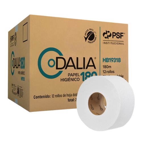 Papel higiénico en bobina Dalia 180 (HB19318) - Karlan ¡Marca la Limpieza!HB19318