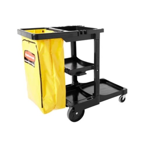 Rubbermaid Carro de limpieza para limpieza - Tradicional negro (FG617388BLA) - Karlan ¡Marca la Limpieza!FG617388BLA