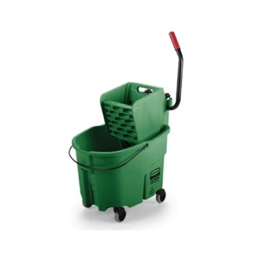 Rubbermaid Escurridor y Cucharon de prensa lateral Wavebrake® 35 QT (FG758088YEL) - Karlan ¡Marca la Limpieza!FG758088YEL