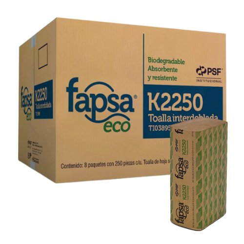 Toalla interdoblada ECO K2250 Fapsa (TI03895) - Karlan ¡Marca la Limpieza!TI03895