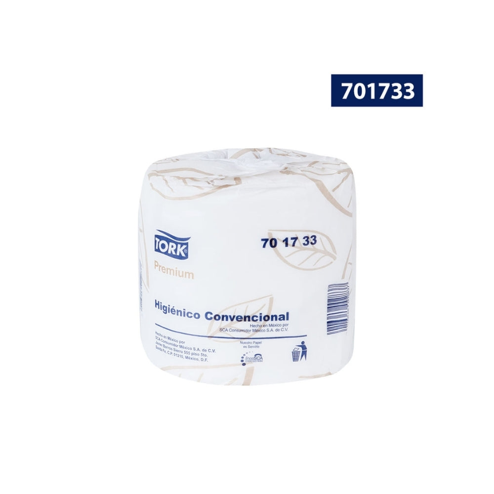 Tork® Higiénico Tradicional Premium 48 Paqs / 500 hjs (701733)