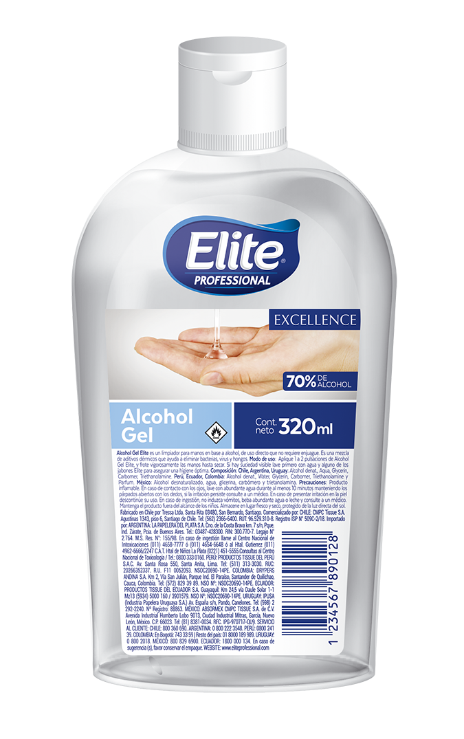 Elite® Antisépticos a Granel Alcohol Gel Elite (AB61981456)