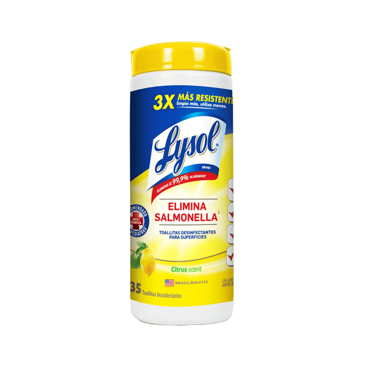 Lysol® Toallitas Desinfectantes para Superficies - Citrus
