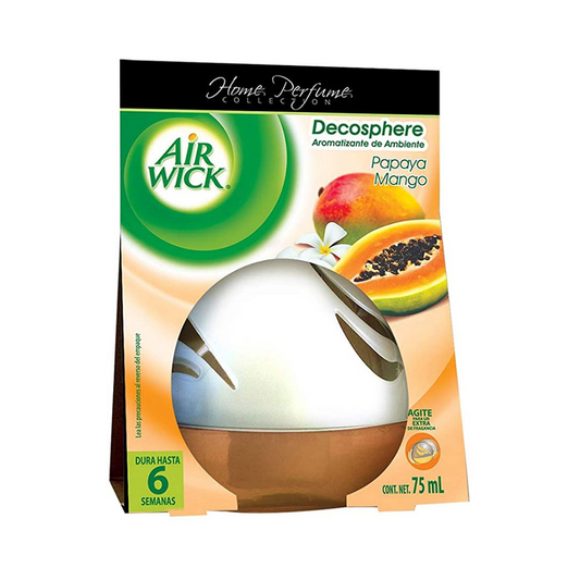 Air Wick® Decosphere® Aromatizante de Ambiente Papaya Mango, 75 ML