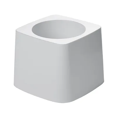 Porta escobillas para inodoro de 12.7 cm para cepillo FG631000WHT, blanco
