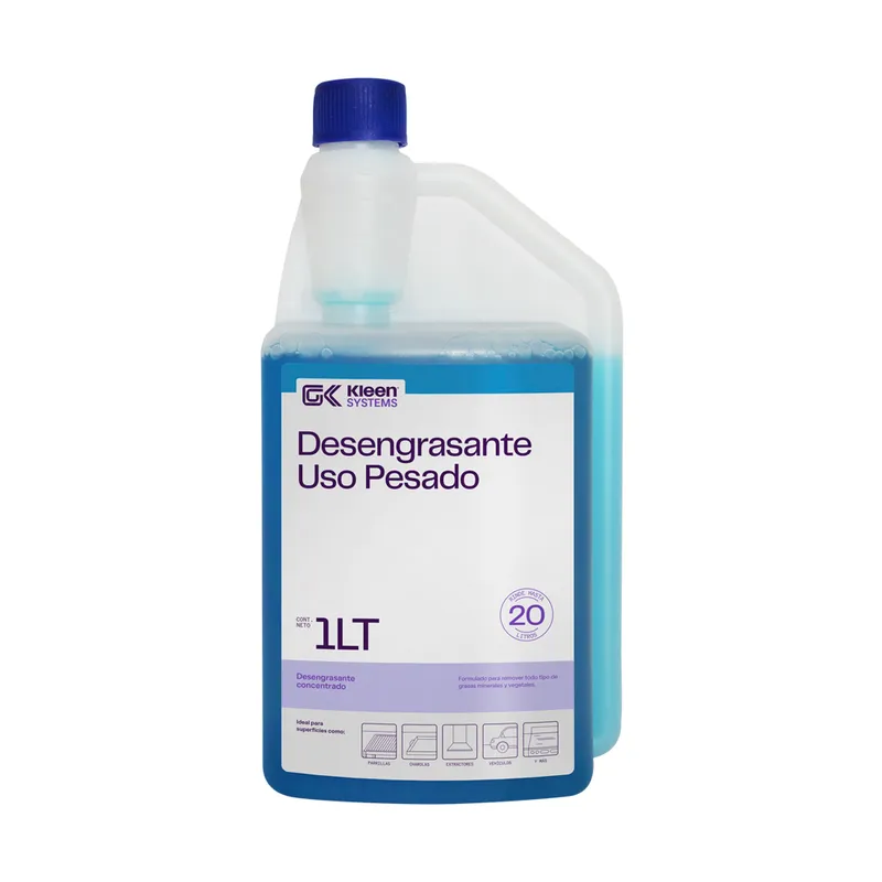 DESENGRASANTE USO PESADO 1 L - Desengrasante concentrado para grasas minerales y vegetales