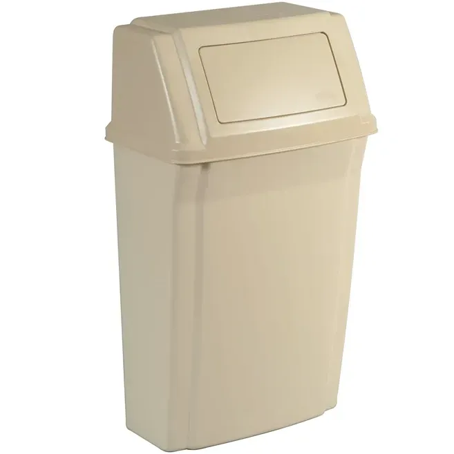 Contenedor para pared de perfil 56.78 Litros, beige