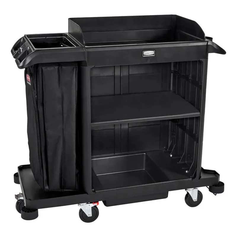 Carro camarista compacto, negro