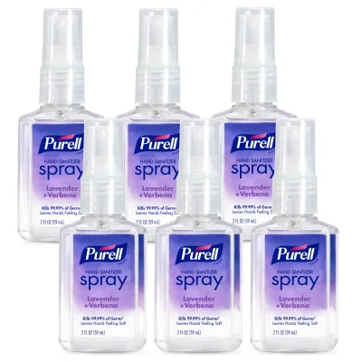 Spray Sanitizante de Manos PURELL®, Lavanda y Verbena