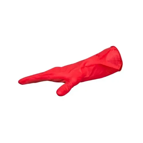 Guante uso domestico rojo chico multiplos de 12