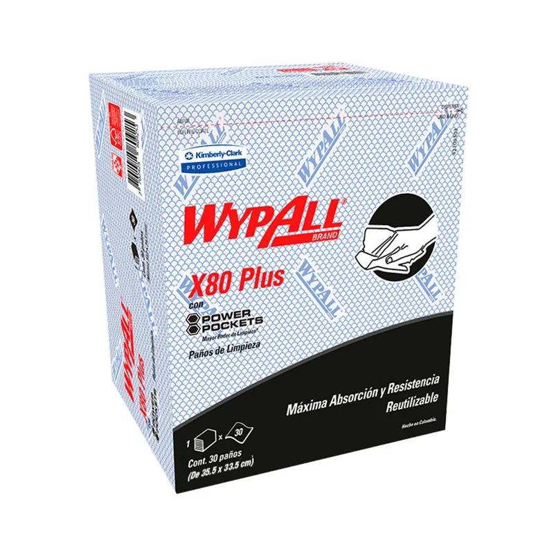 WYPALL® X80Plus Food Service Rojo