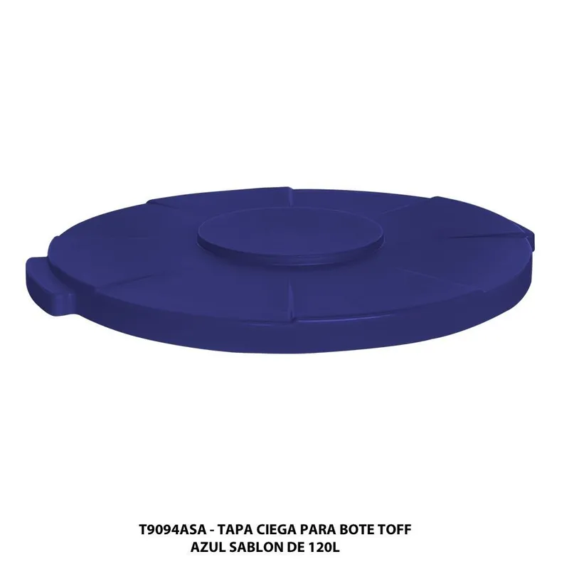 Contenedor de basura TOFF — Tapa Color Azul Sablón