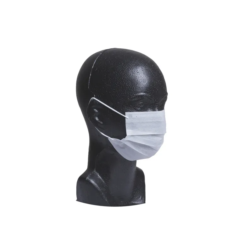 Cubre boca plisado blanco paq 100 piezas venta x caja cerrada "oferta"