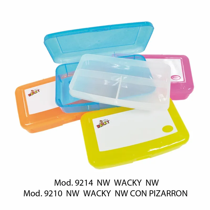 Estuche Escolar Wacky NW (9214W) — Estuche Escolar Wacky NW con Pizarrón (9210W)