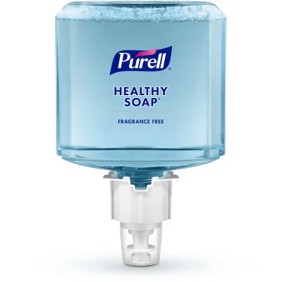PURELL HC HLTHY SP CM FM ES4 2/1200ML - PURELL HEALTHY SOAP™ Espuma suave y sin perfume Jabón de manos hipoalergénico, sin colorantes ni fragancias.