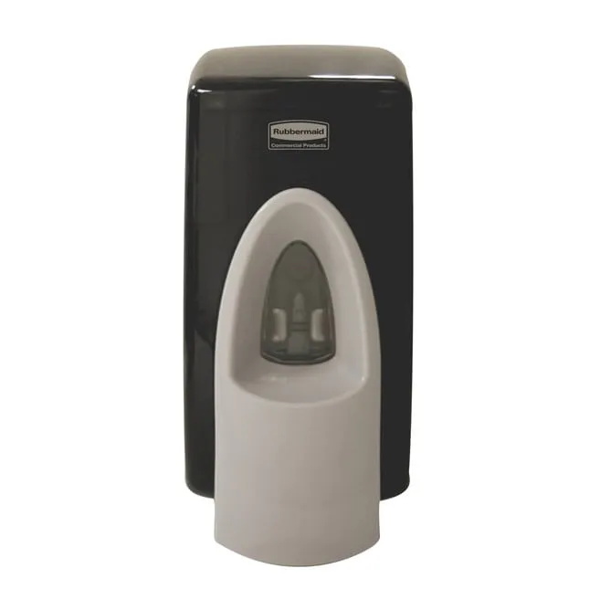 Dispensador manual de spray para cuidado de la piel Rubbermaid FG450033, montaje en pared, capacidad de 400 ml, color negro