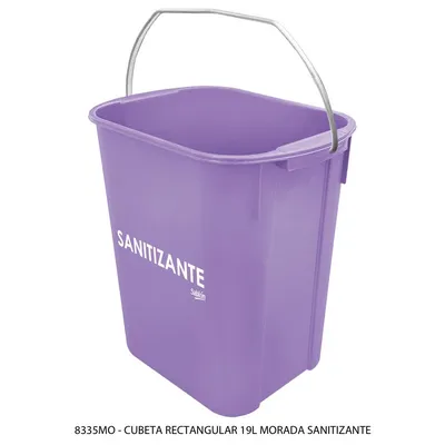 Cubeta Rectangular 19 litros — Sanitizante