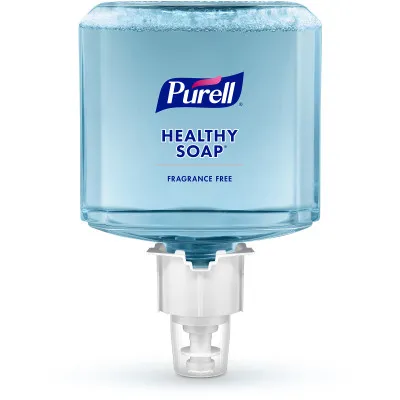 PURELL HC HLTHY SP CM FM ES6 2/1200ML - PURELL HEALTHY SOAP™ Espuma suave y sin perfume Jabón de manos hipoalergénico, sin colorantes ni fragancias.