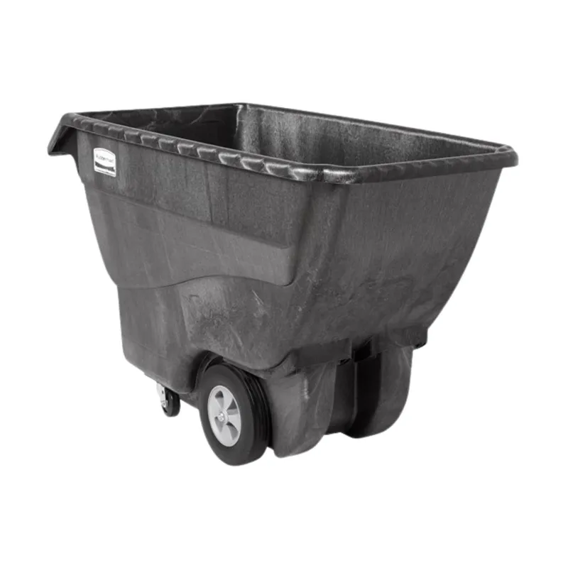 Carro volcador espuma estructural, negro 450 kg