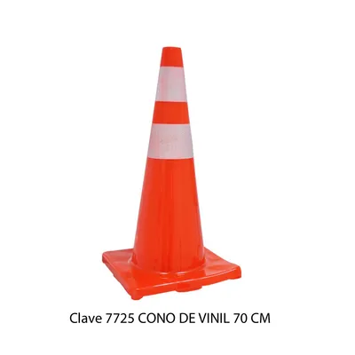 Cono de Vinil con Reflejante — peso 2.5 kg