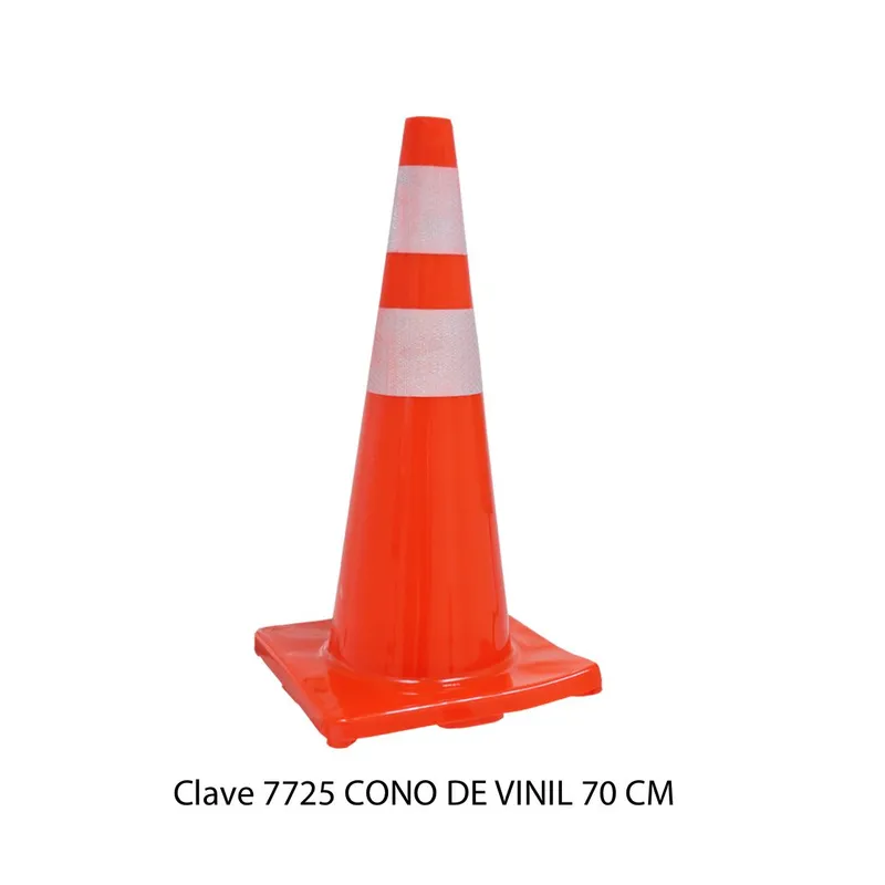 Cono de Vinil con Reflejante — peso 2.5 kg