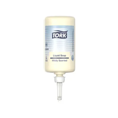 Tork® Jabón Líquido para manos Fragancia Suave | Caja con 6 botellas | 1000 ml c/u