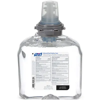 PURELL ALC FOAM HS TFX 2/1.2L - Purell 5392-02, Repuesto de espuma desinfectante de manos instantáneo, 2 repuestos/caja