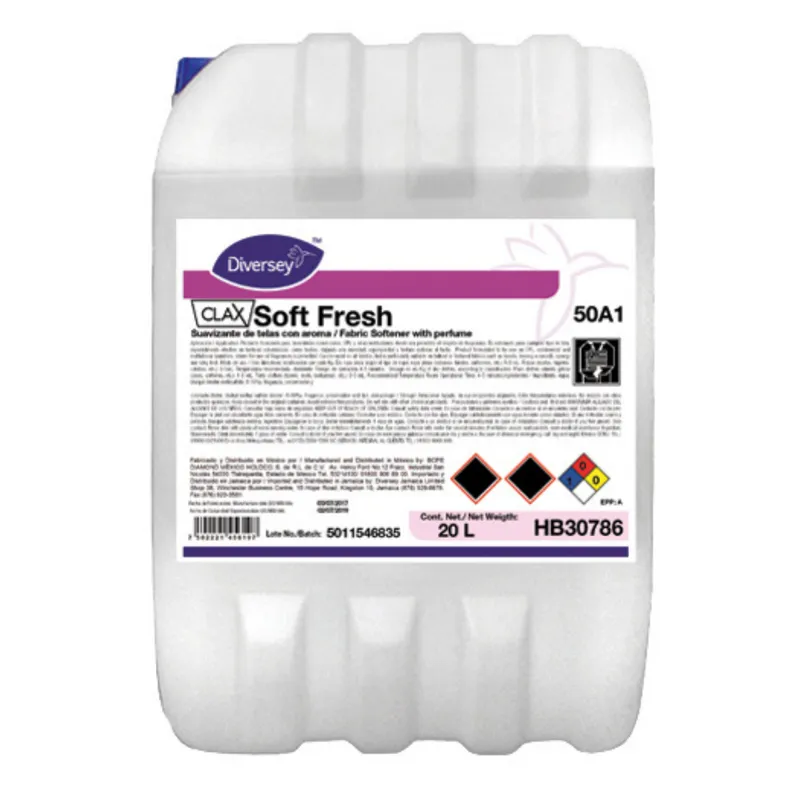 Suavizante para Ropa Clax Soft Fresh 20L Diversey HB30786