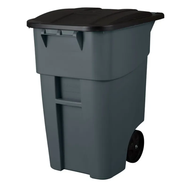 Contenedor de basura Rollout Rubbermaid con ruedas