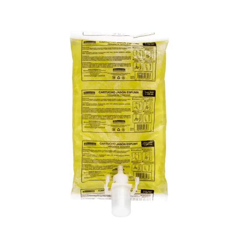 Jabon espuma 4 pzas x 1,100ml