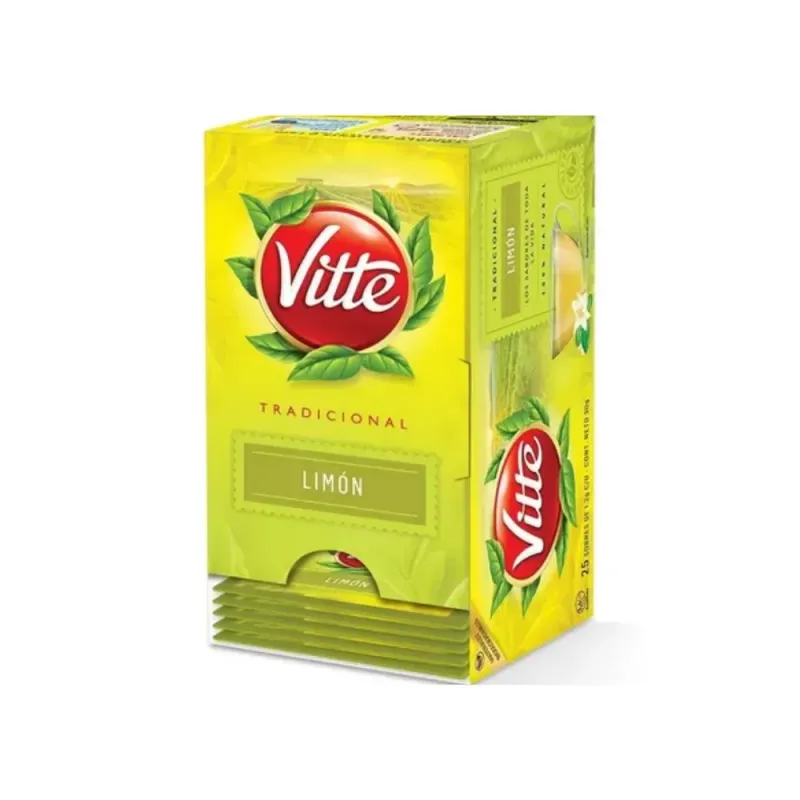 Té Vitte Limón | Caja con 25 sobres