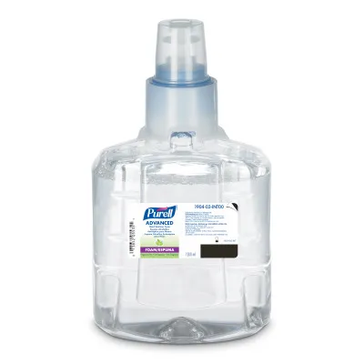 PUR ADV GC FM INTL LTX 2/1.2L - PURELL® Advanced Espuma Alcohólica Antiséptica para Manos Recarga de 1200 ml para el dispensador PURELL® LTX-12™