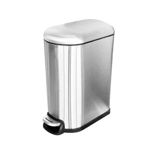 Cesto Metalico 10L Gris C/pedal