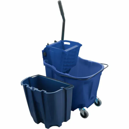 Cubeta Exprimidora con Doble Depósito | Azul | El Castor | 9690414