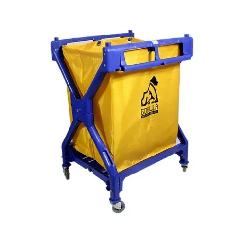 Carro Plegable con Bolsa para Lavanderia